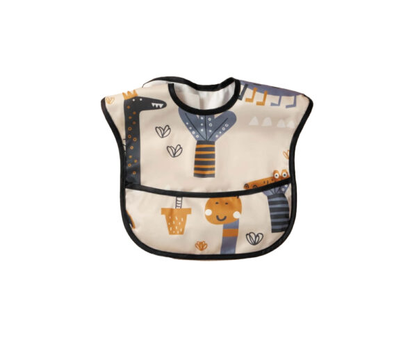 Baveta impermeabila bebe baietel - Gray