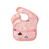 Baveta impermeabila bebe fetita - Pink - imagine 2