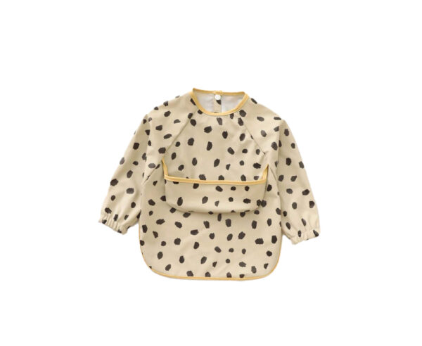 Baveta impermeabila bebe unisex - Bej