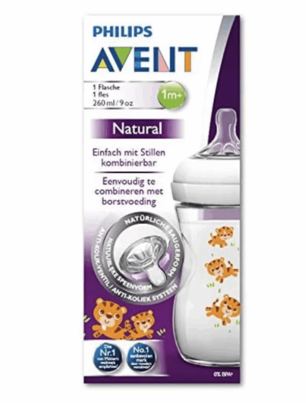 Biberon Philips Avent 1 luni+, 260ml SCF627/20 - imagine 3