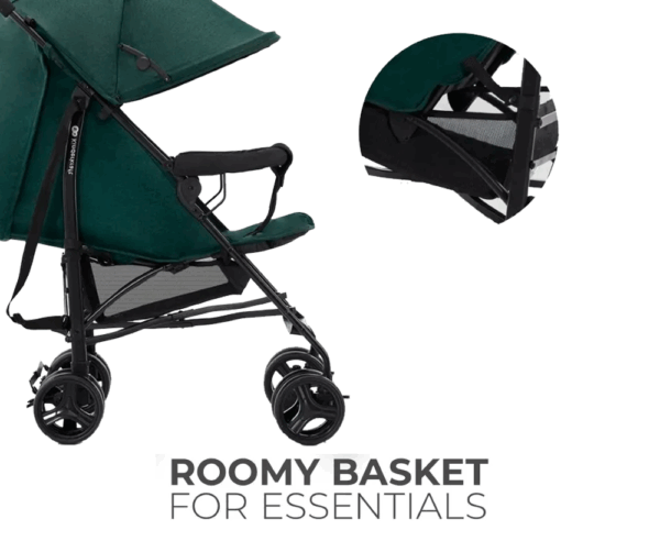 Carucior umbrela compact Kinderkraft – Tik Green - imagine 9