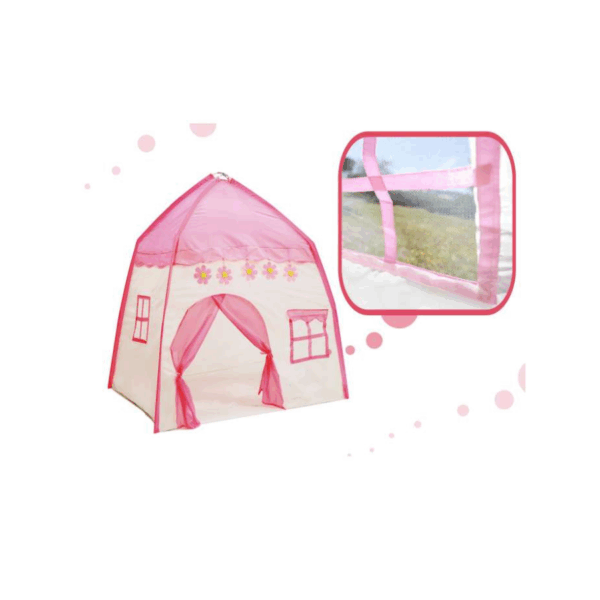 Cort de joaca Roz tip casuta, 140cm - imagine 5