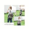 Geanta maternitate SNDMOR,34x22x41, inflorata - imagine 6
