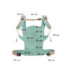 Kinderkraft Marsupiu Ergonomic 2 in 1 Nino Roz - imagine 3
