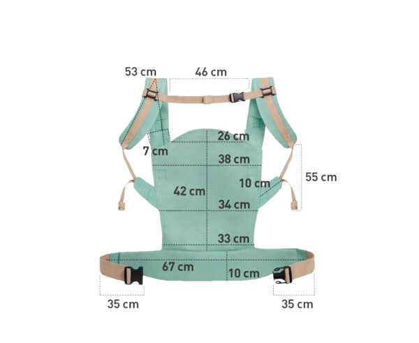 Kinderkraft Marsupiu Ergonomic 2 in 1 Nino Roz - imagine 3