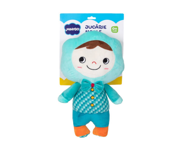 Minibo - Jucarie de plus, Albastru - imagine 6