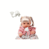 Papusa Fetita cu sunete si suzeta, 30cm - imagine 3
