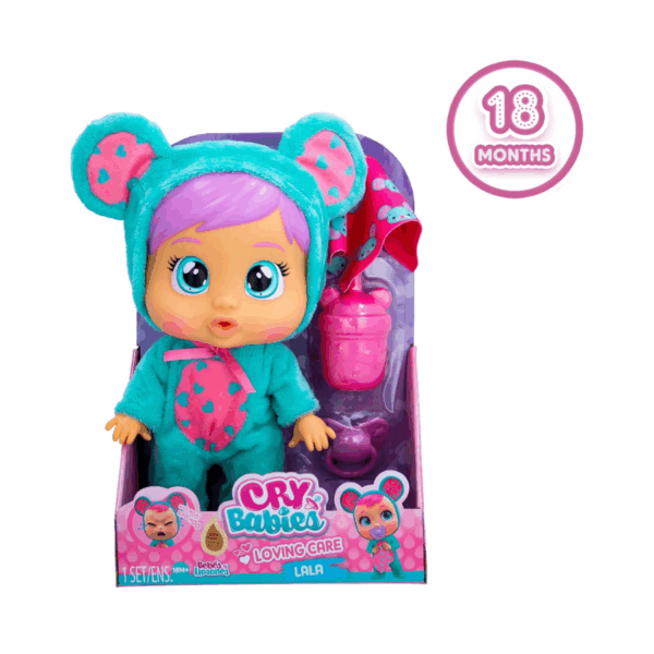 Papusa interactiva Cry Babies Lala Loving Care, cu lacrimi - imagine 5
