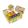Puzzle cuburi lemn 6 imagini - imagine 2