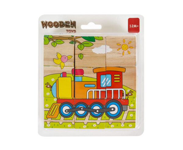 Puzzle cuburi lemn 6 imagini - imagine 5