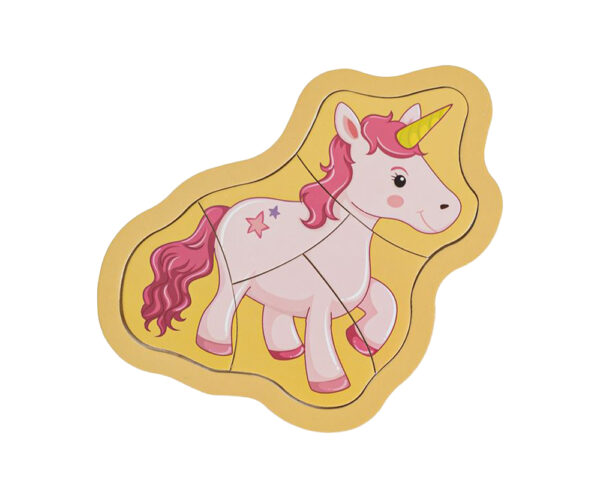 Puzzle lemn unicorn