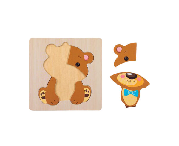 Puzzle lemn ursulet - imagine 2