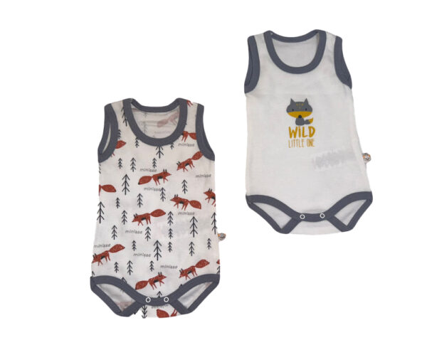 Set 2 Body bebelusi - Wild Little One - imagine 2