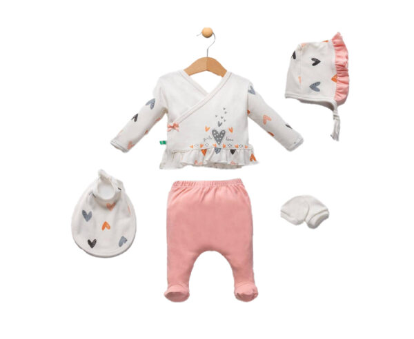 Set bebelusi haine, fetita - Hearts