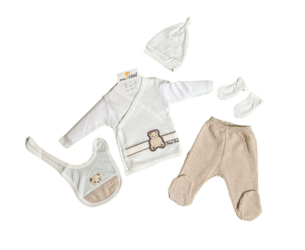 Set complet haine nou-nascut - Ursulet - imagine 2