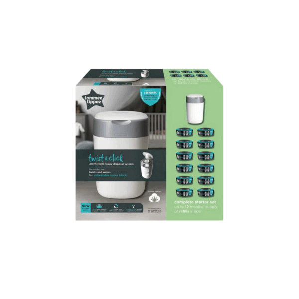 Tommee Tippee – Starterkit, cos pentru scutece + 12 rezerve - imagine 2