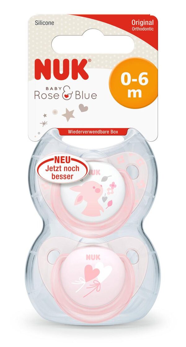 suzete silicon Nuk Rose