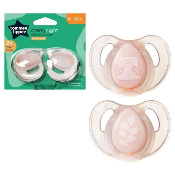 set suzete fosforescente tommee tippee