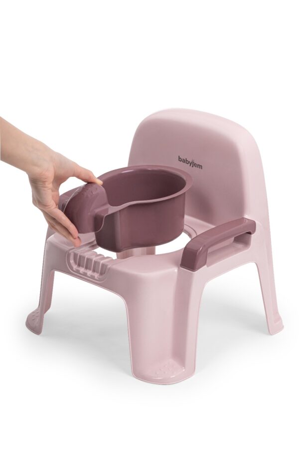 Olita scaunel pentru copii BabyJem, Roz - imagine 3