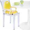 Scaun de masa pentru bebelusi, Chicco Booster Galben - imagine 8
