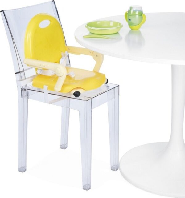 Scaun de masa pentru bebelusi, Chicco Booster Galben - imagine 8
