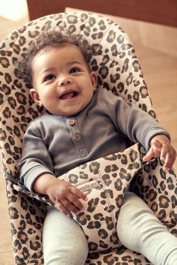 BabyBjorn - Balansoar Bliss Beige/Leopard, Bumbac - Editie Limitata - imagine 3