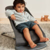 BabyBjorn - Balansoar Bliss Anthracite, Bumbac - imagine 6