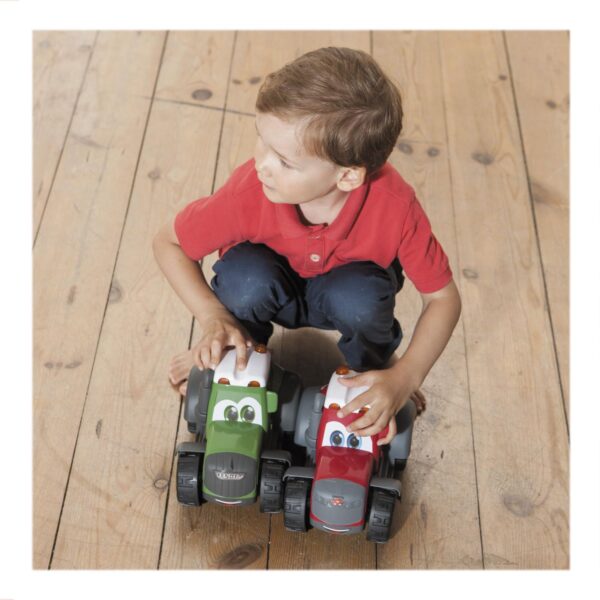 Tractor de jucarie Dickie Toys Fendt Animals Happy 25 cm – Verde - imagine 6