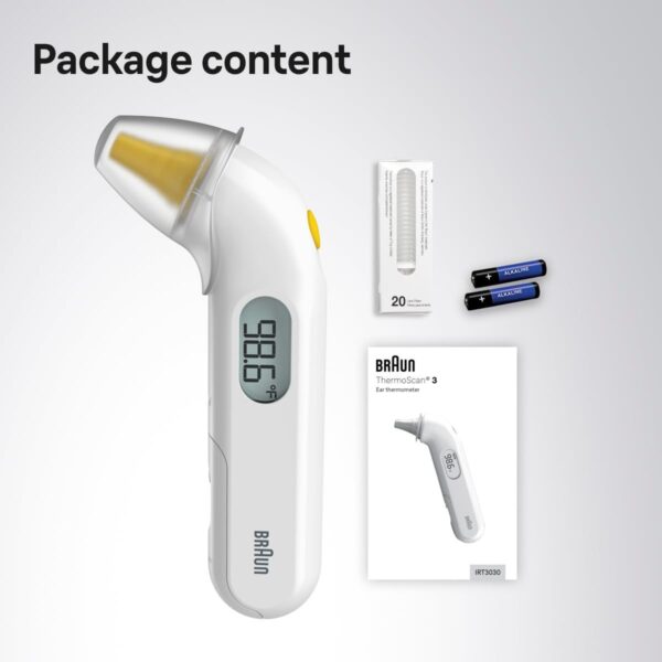 Termometru auricular Braun ThermoScan 3 rapid de copii - imagine 2