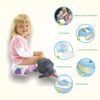 Olita portabila si reductor 2 in 1 pliabila pentru copii - imagine 8