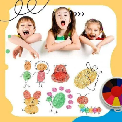 Set de pictura cu degetele KidArt - imagine 6