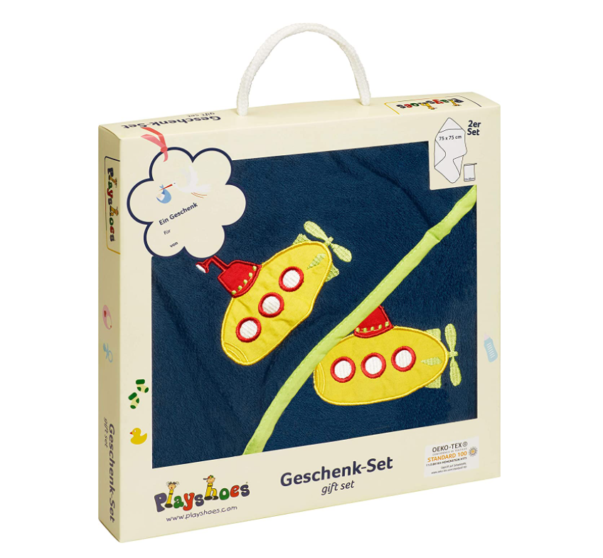 Set 2 piese Prosop bumbac, Playshoes - imagine 6