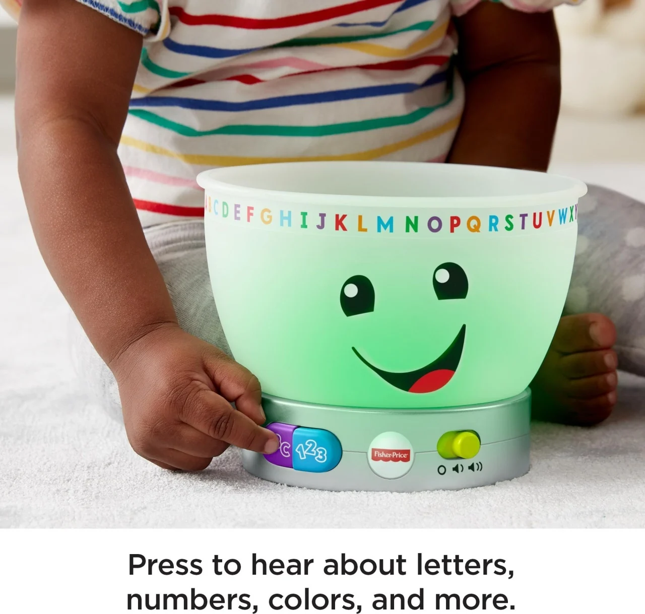 Oala Interactiv cu Lumini si Sunete pentru Copii, Fisher-Price, 6-36 Luni - imagine 4