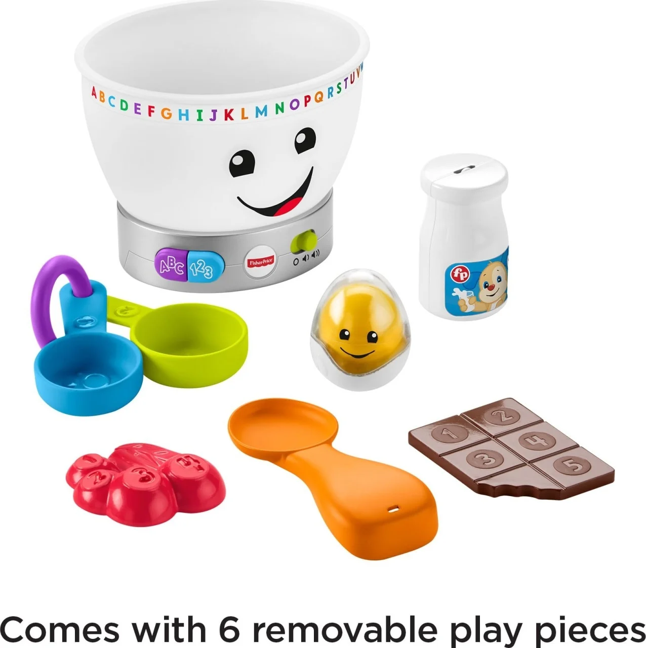 Oala Interactiv cu Lumini si Sunete pentru Copii, Fisher-Price, 6-36 Luni - imagine 3